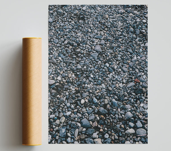 Gray Pebble Pathway Giclee Print