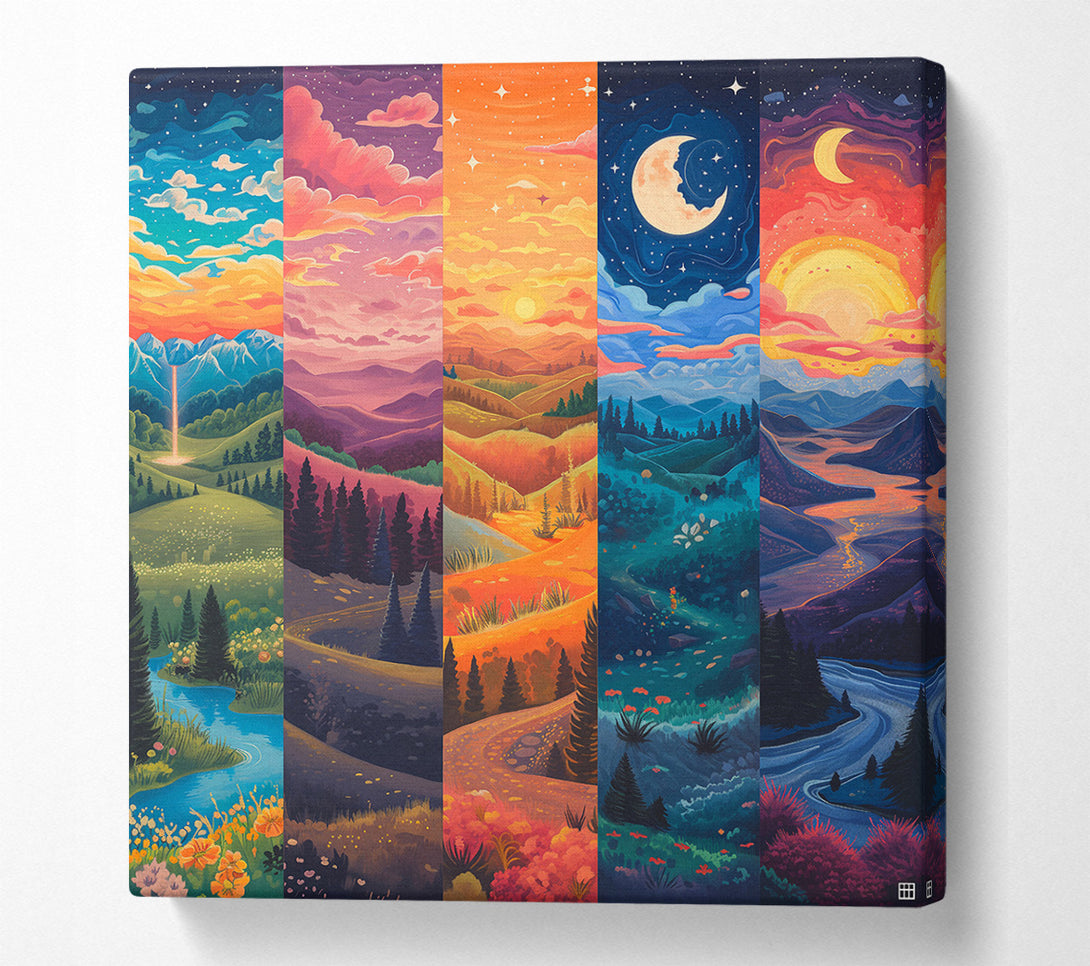  A Canvas Print of Nature Diversity Canvas Print