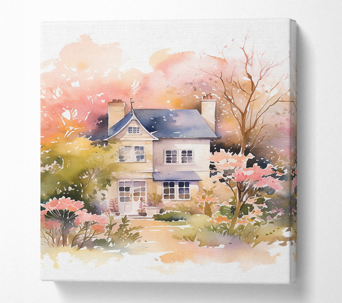  A Canvas Print of Nature House Canvas Print