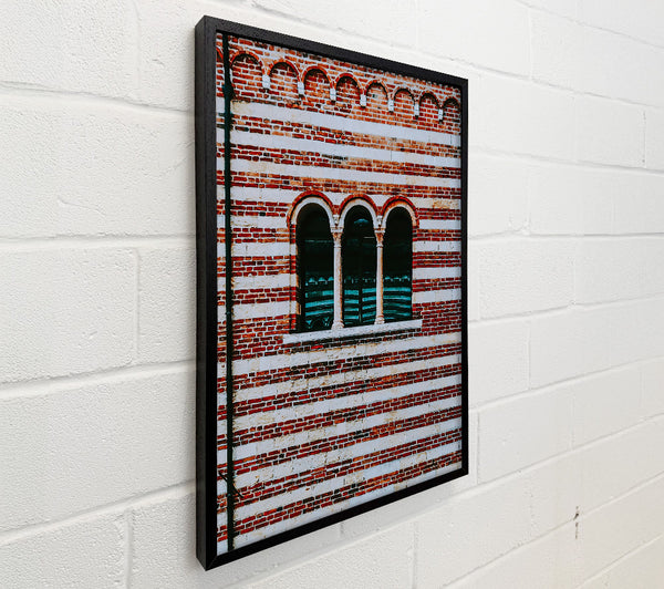 Red Brick Arched Window