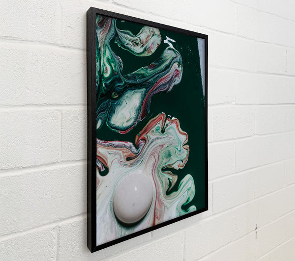 Emerald Swirls And Drops