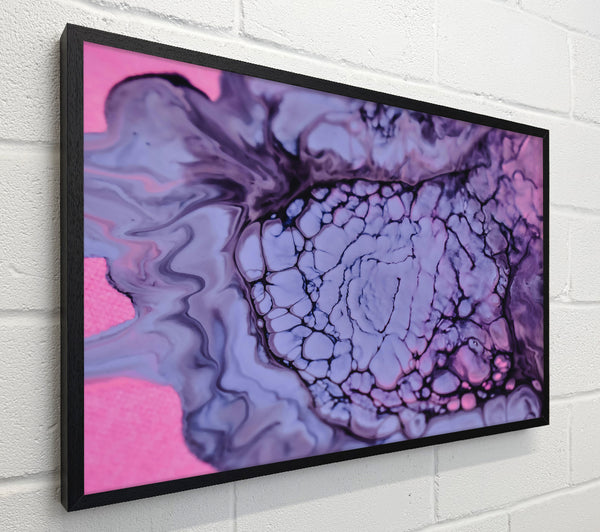 Lavender Swirls Abstract