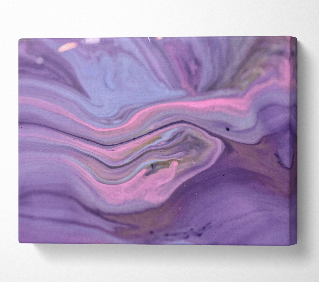  A Canvas Print of Lavender Swirling Dreams Canvas Wall Art
