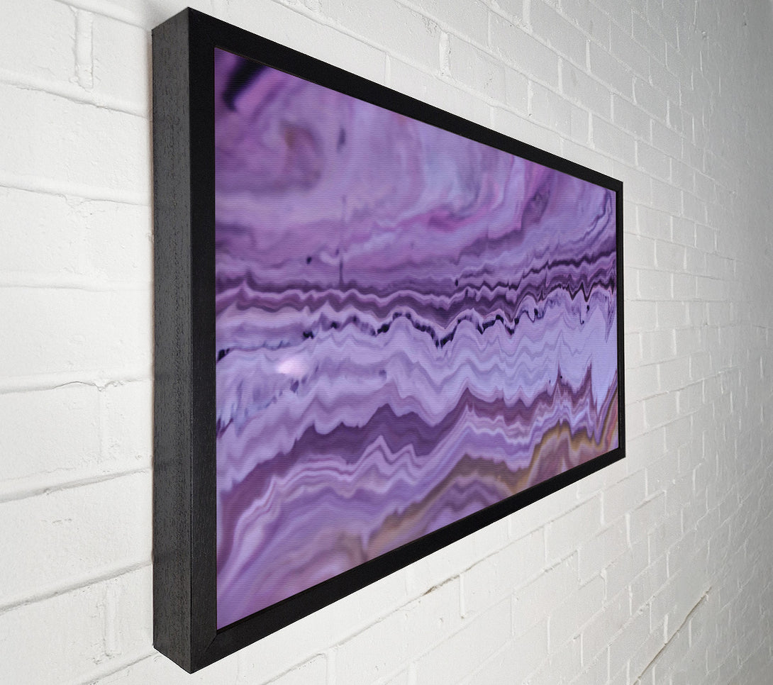  A Canvas Print of Lavender Layered Flow Canvas Art