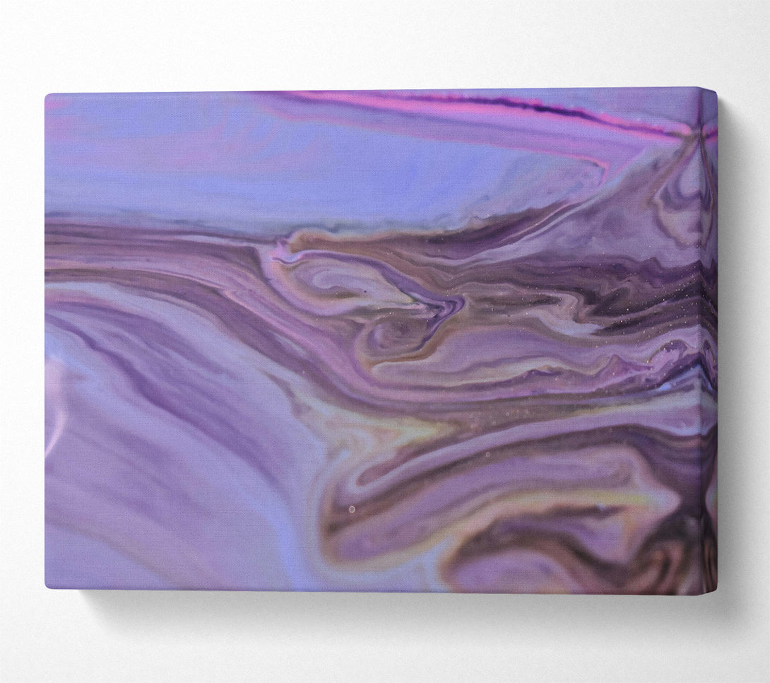  A Canvas Print of Lavender Swirling Dreams Canvas Wall Art