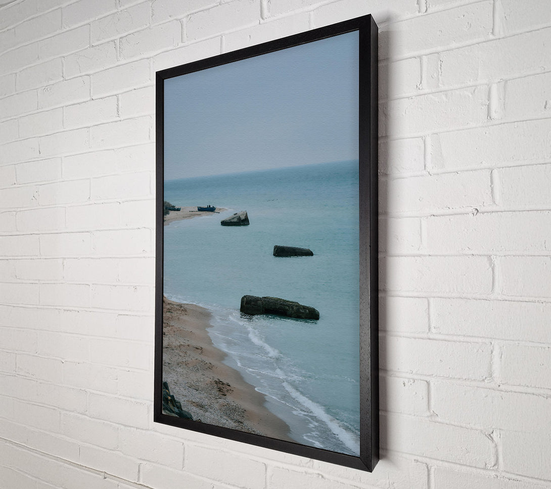  A Canvas Print of Azure Shore Ruins Canvas Wall Art