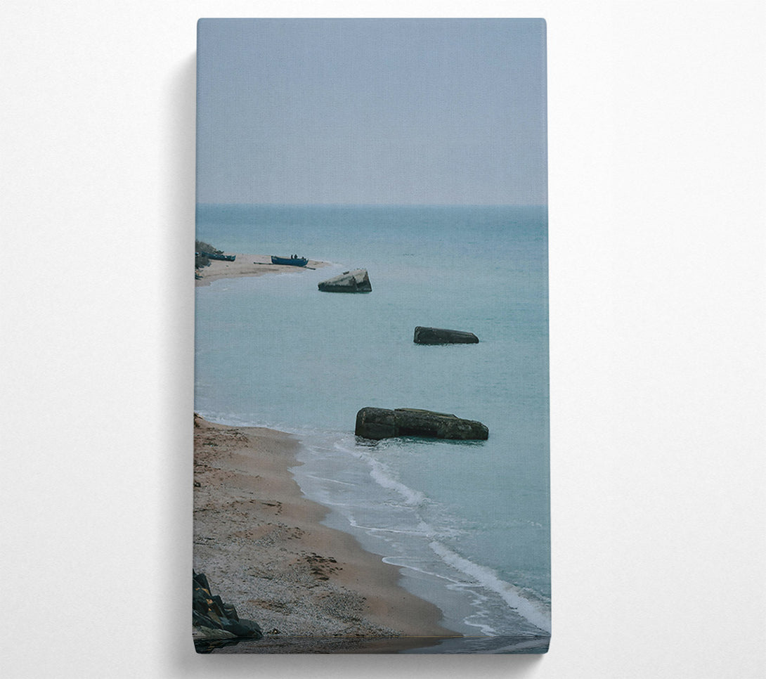  A Canvas Print of Azure Shore Ruins Canvas Wall Art