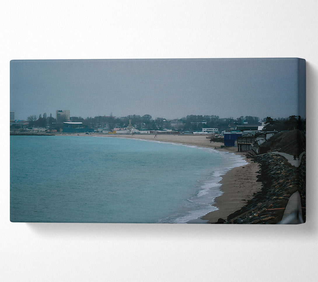  A Canvas Print of Turquoise Coastline Dream Canvas Wall Art