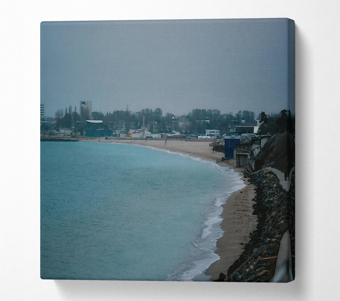  A Canvas Print of Turquoise Coastline Dream Canvas Wall Art