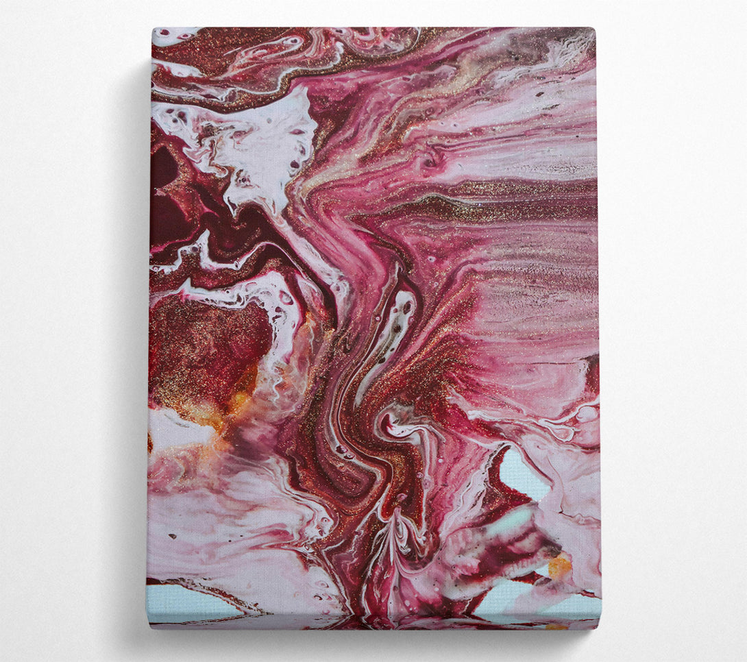  A Canvas Print of Crimson Flowing Dreams Canvas Print