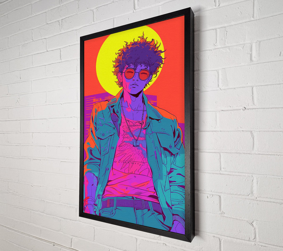  A Canvas Print of Neon Life Canvas Art