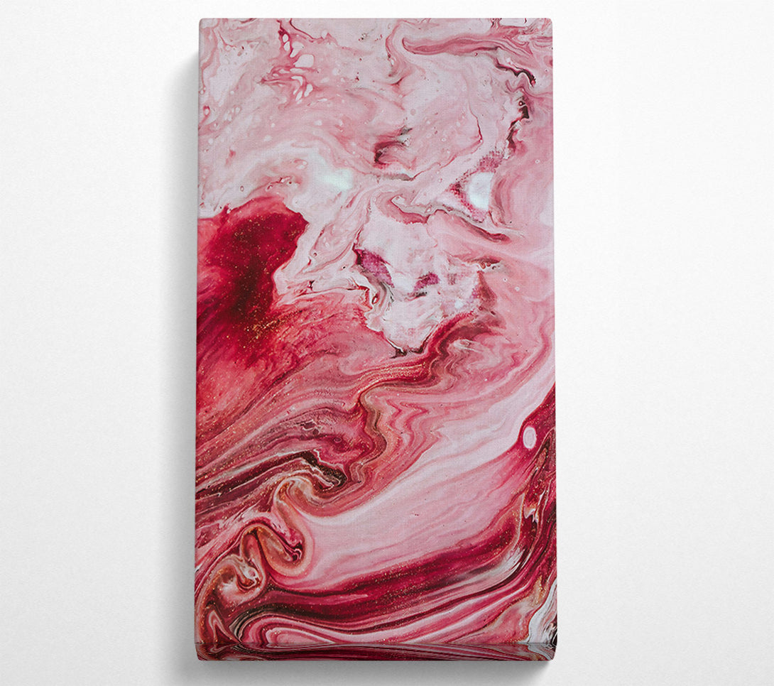  A Canvas Print of Crimson Swirls Of Love Canvas Art