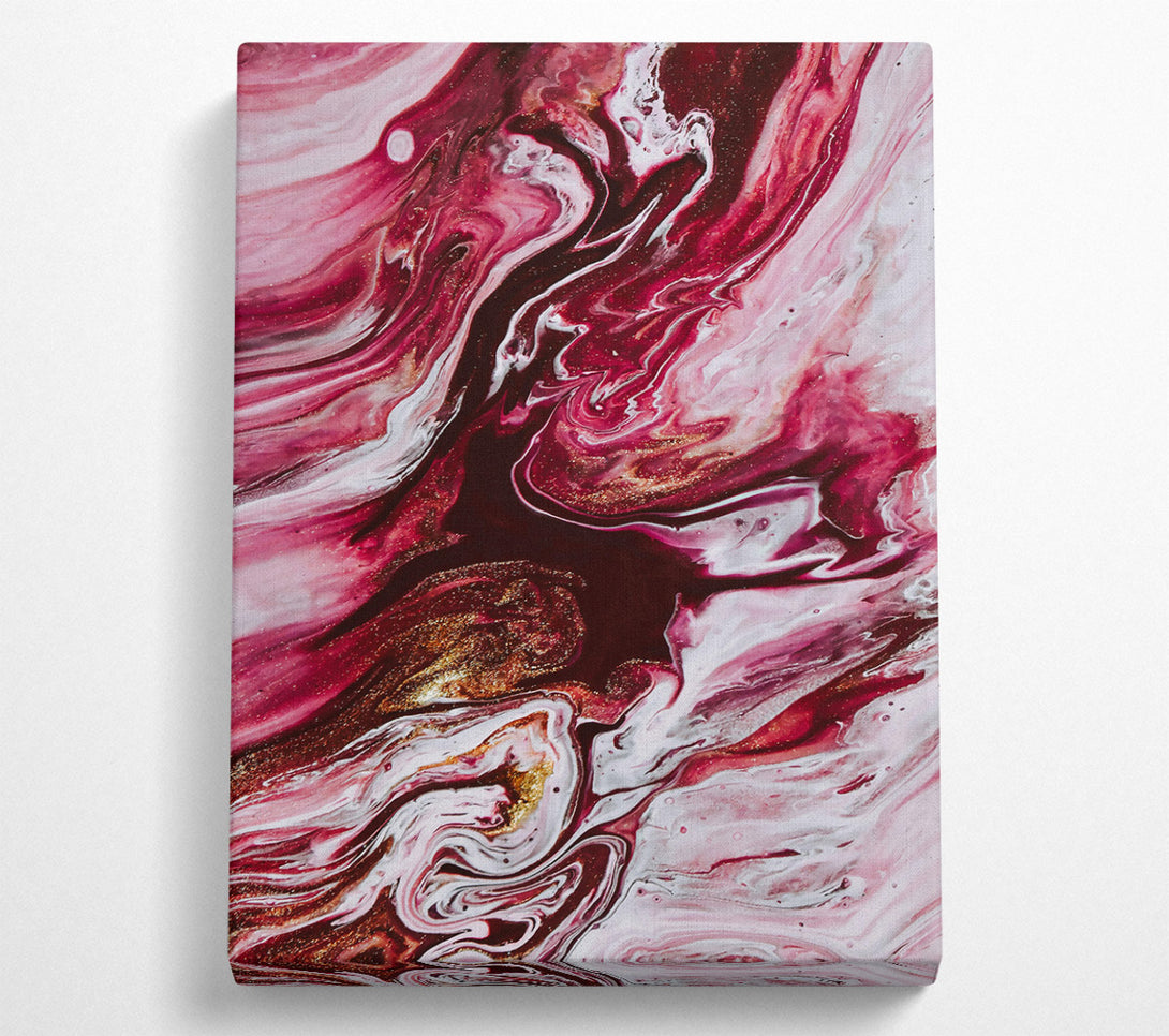  A Canvas Print of Crimson Swirling Dreams Canvas Wall Art