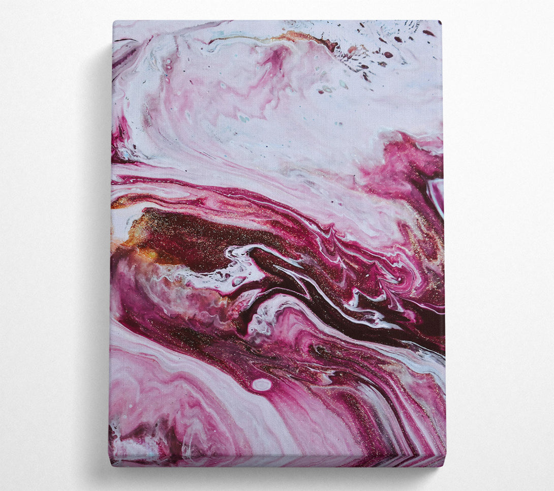  A Canvas Print of Crimson Swirling Dreams Canvas Wall Art