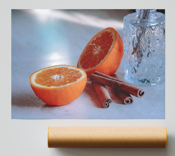 Orange Cinnamon Still Life Giclee Print