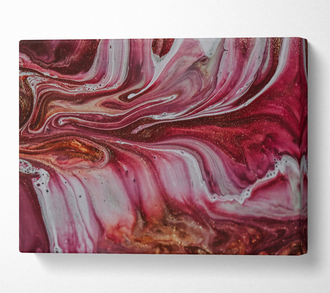  A Canvas Print of Crimson Swirling Dreams Canvas Wall Art