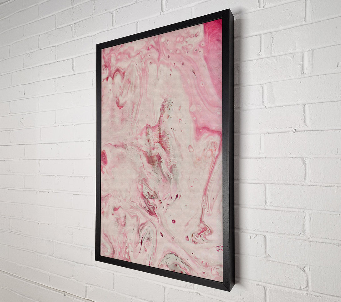  A Canvas Print of Blushing Pink Swirls Canvas Art