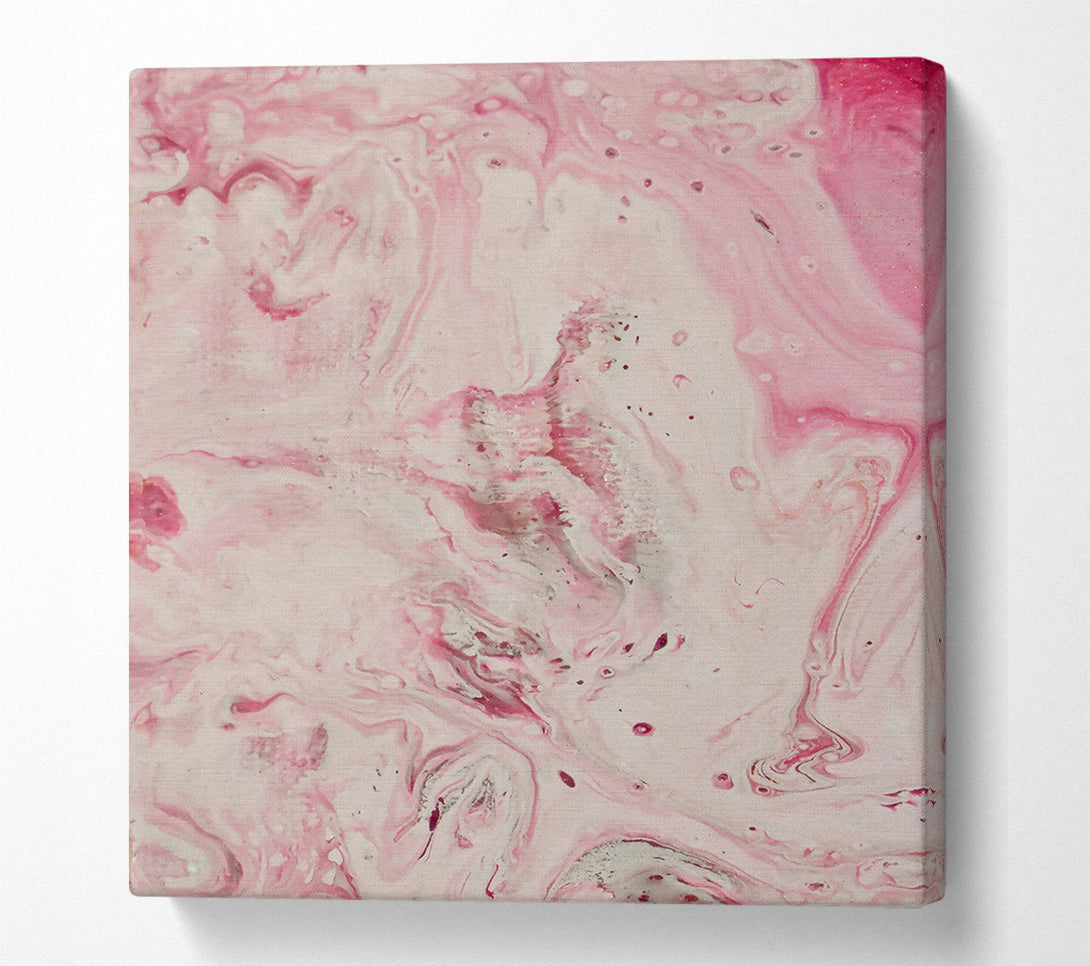  A Canvas Print of Blushing Pink Swirls Canvas Art