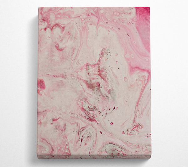  A Canvas Print of Blushing Pink Swirls Canvas Art