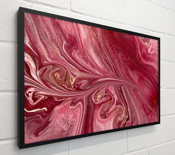 Crimson Swirls And Shimmer.