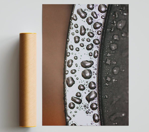 Silver Droplet Symphony. Print