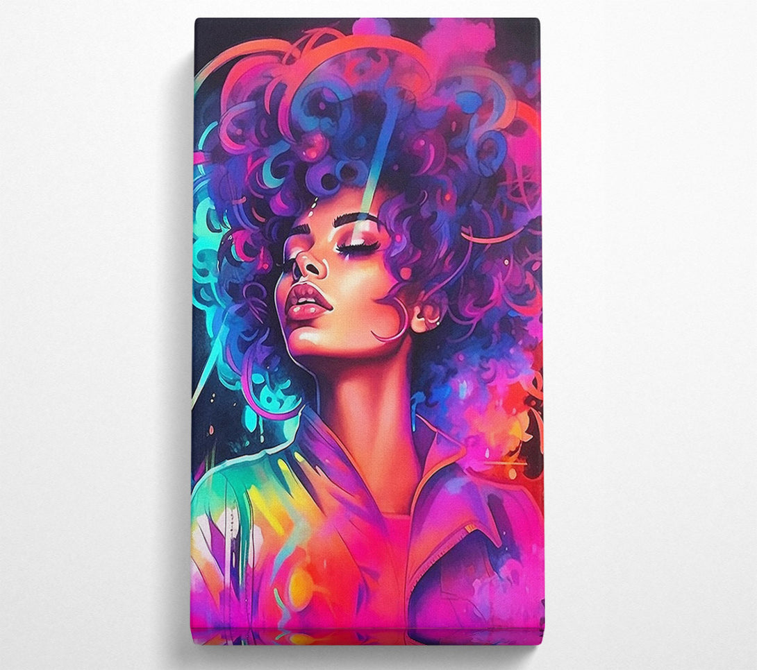  A Canvas Print of Neon Vibes Canvas Print