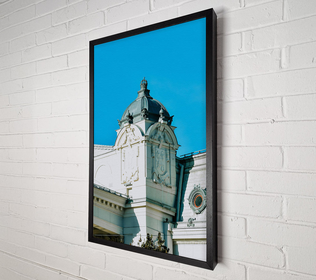  A Canvas Print of Blue Sky Ornamentation Canvas Print