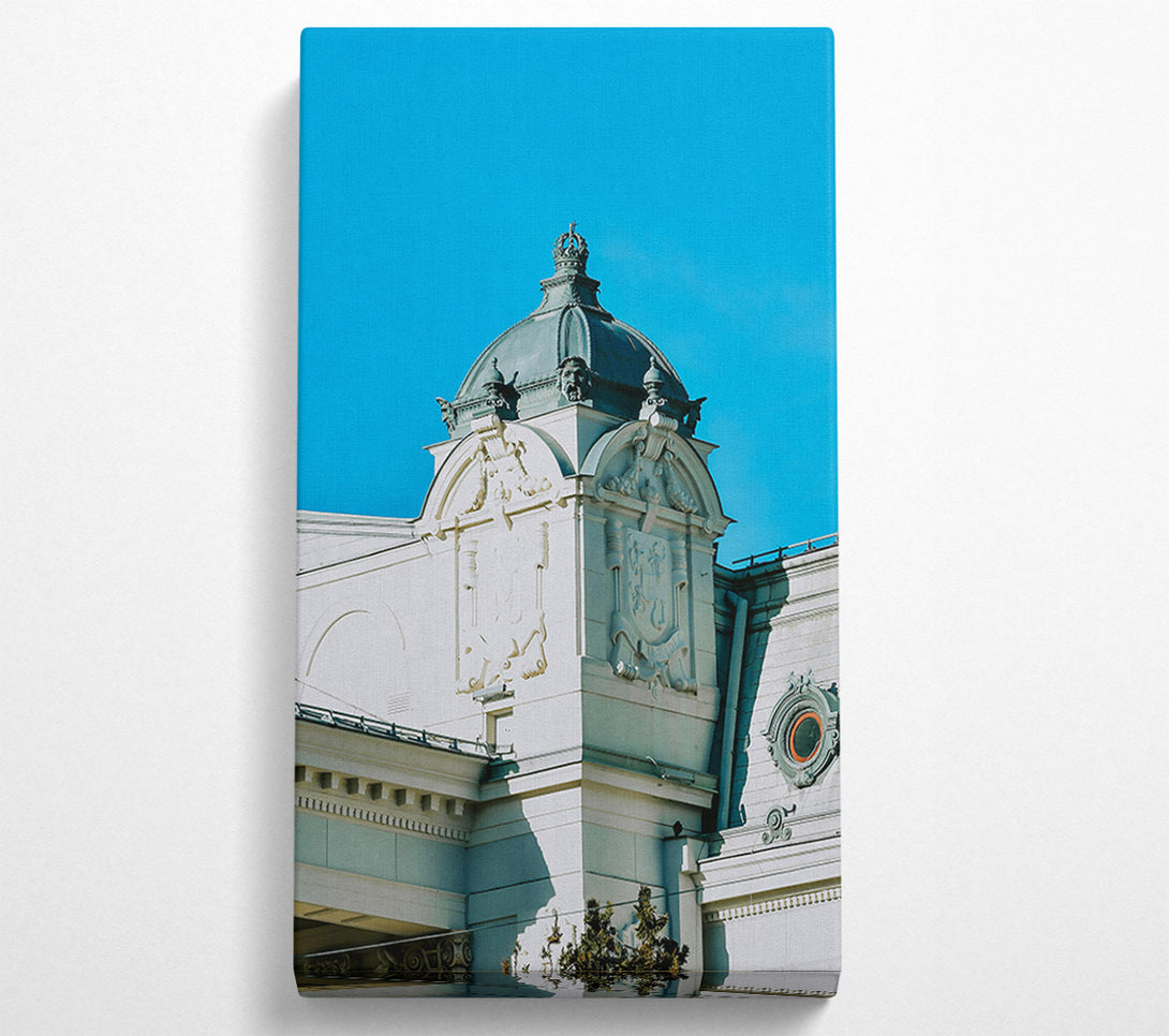  A Canvas Print of Blue Sky Ornamentation Canvas Print