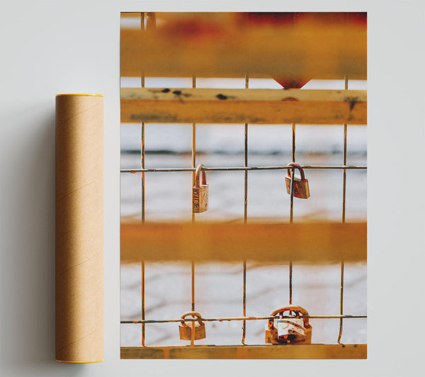 Golden Cage Locks Poster