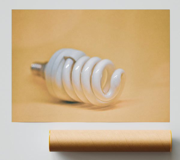 White Light Spiral Giclee Print