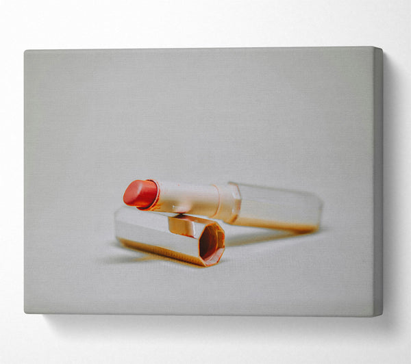  A Canvas Print of Rose Gold Lipstick Canvas Print