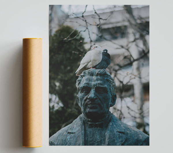Blue Stone Serenity Poster