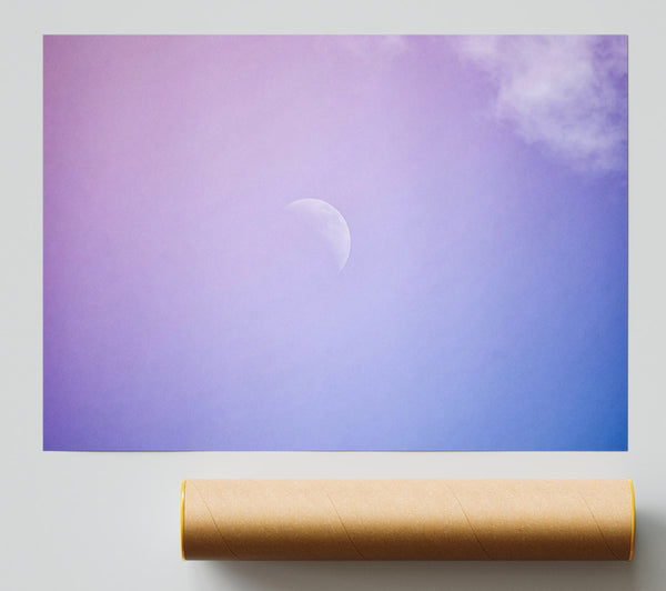 Lilac Moonrise Print