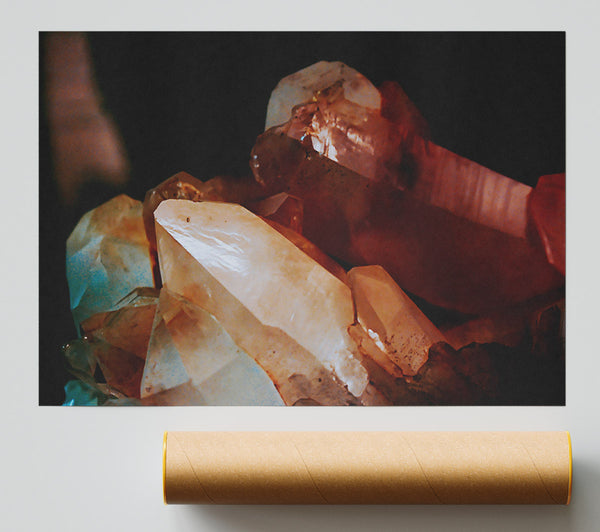 Rose Gold Cluster Poster