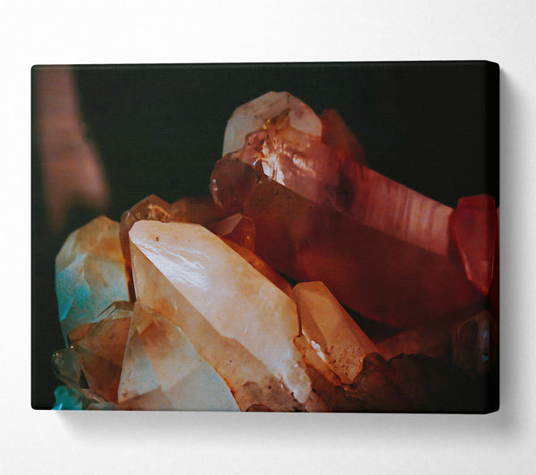  A Canvas Print of Rose Gold Cluster Canvas Art
