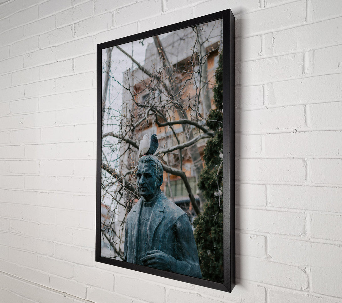  A Canvas Print of Bronze And Birds Nest Canvas Wall Art