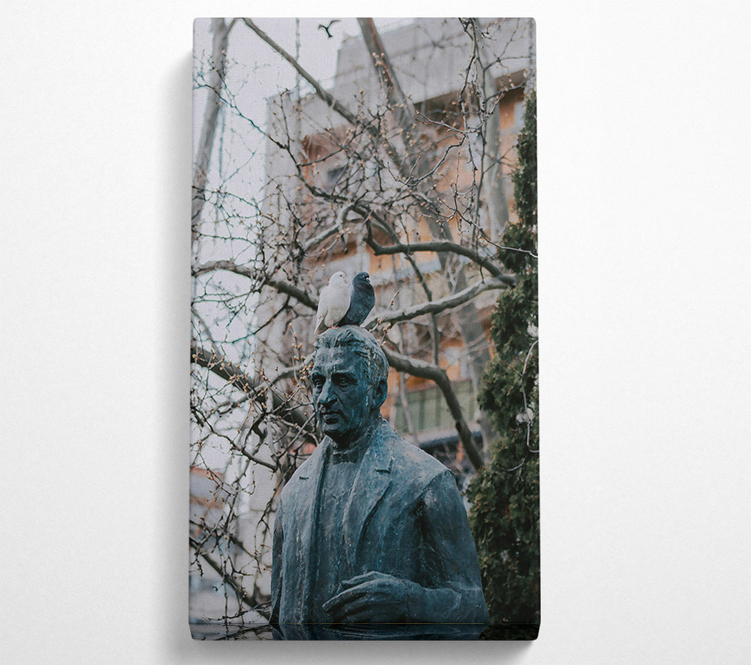  A Canvas Print of Bronze And Birds Nest Canvas Wall Art