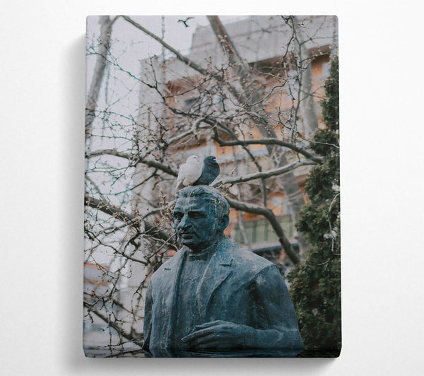  A Canvas Print of Bronze And Birds Nest Canvas Wall Art
