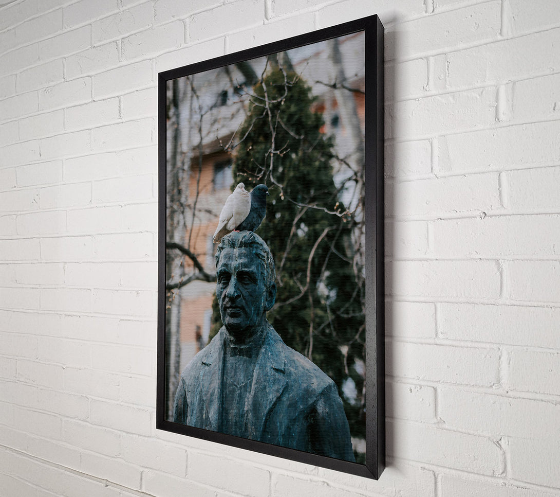  A Canvas Print of Bronze Birds And Man Canvas Art