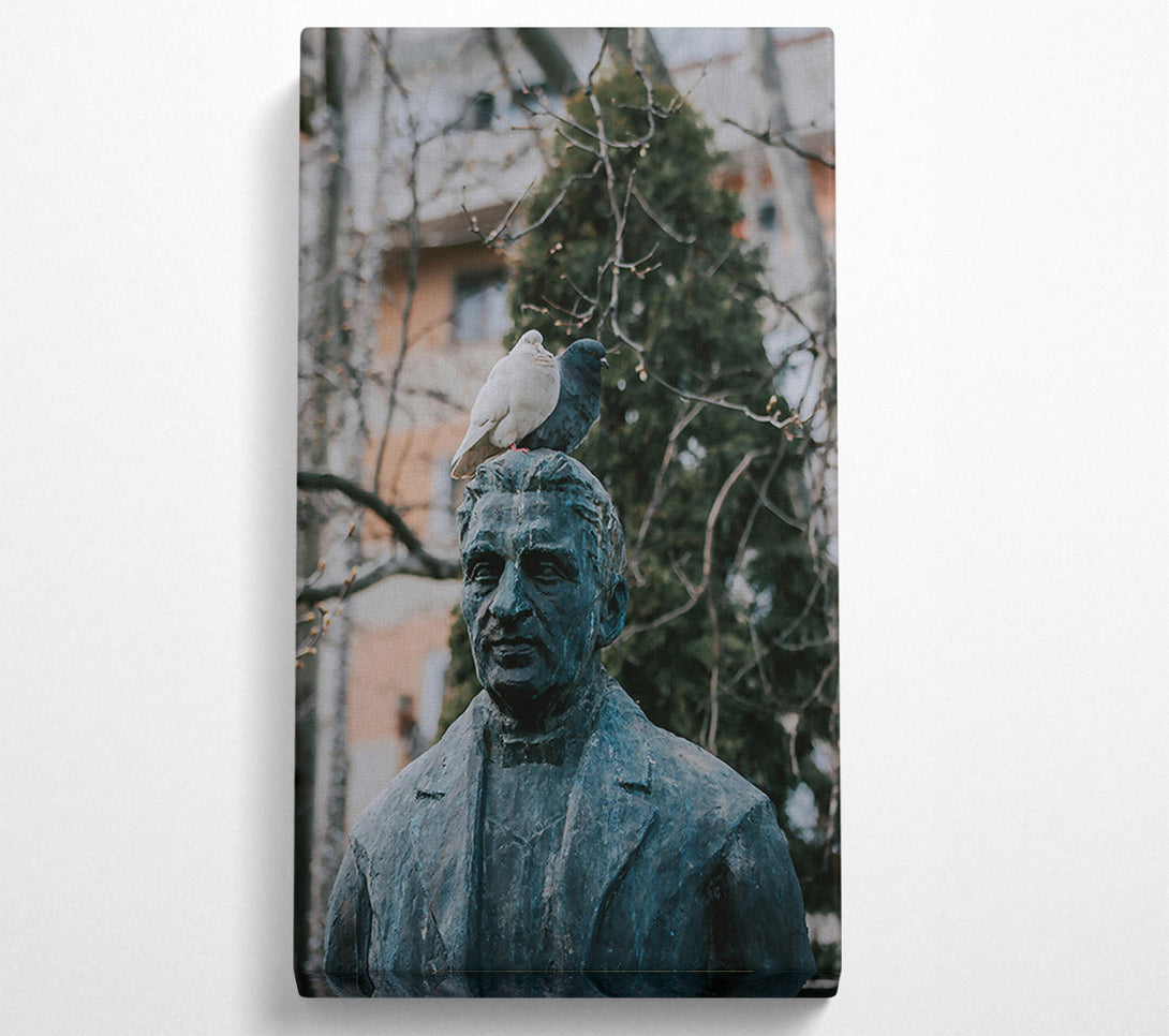  A Canvas Print of Bronze Birds And Man Canvas Art