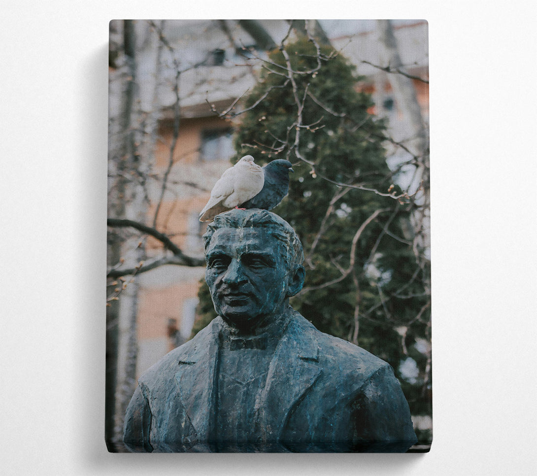  A Canvas Print of Bronze Birds And Man Canvas Art