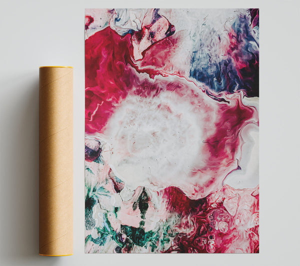 Crimson Cloud Burst Poster