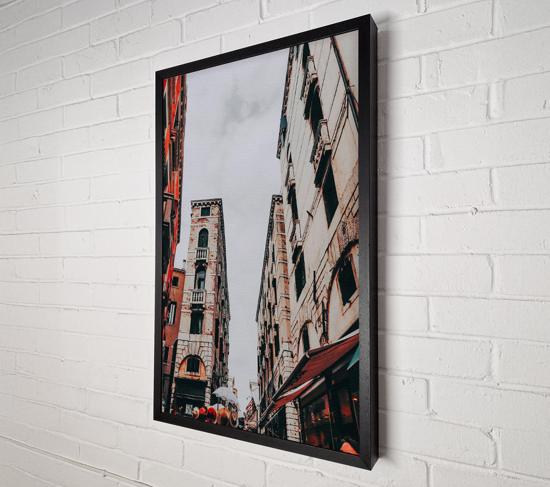  A Canvas Print of Red Walls And Stonework Canvas Print