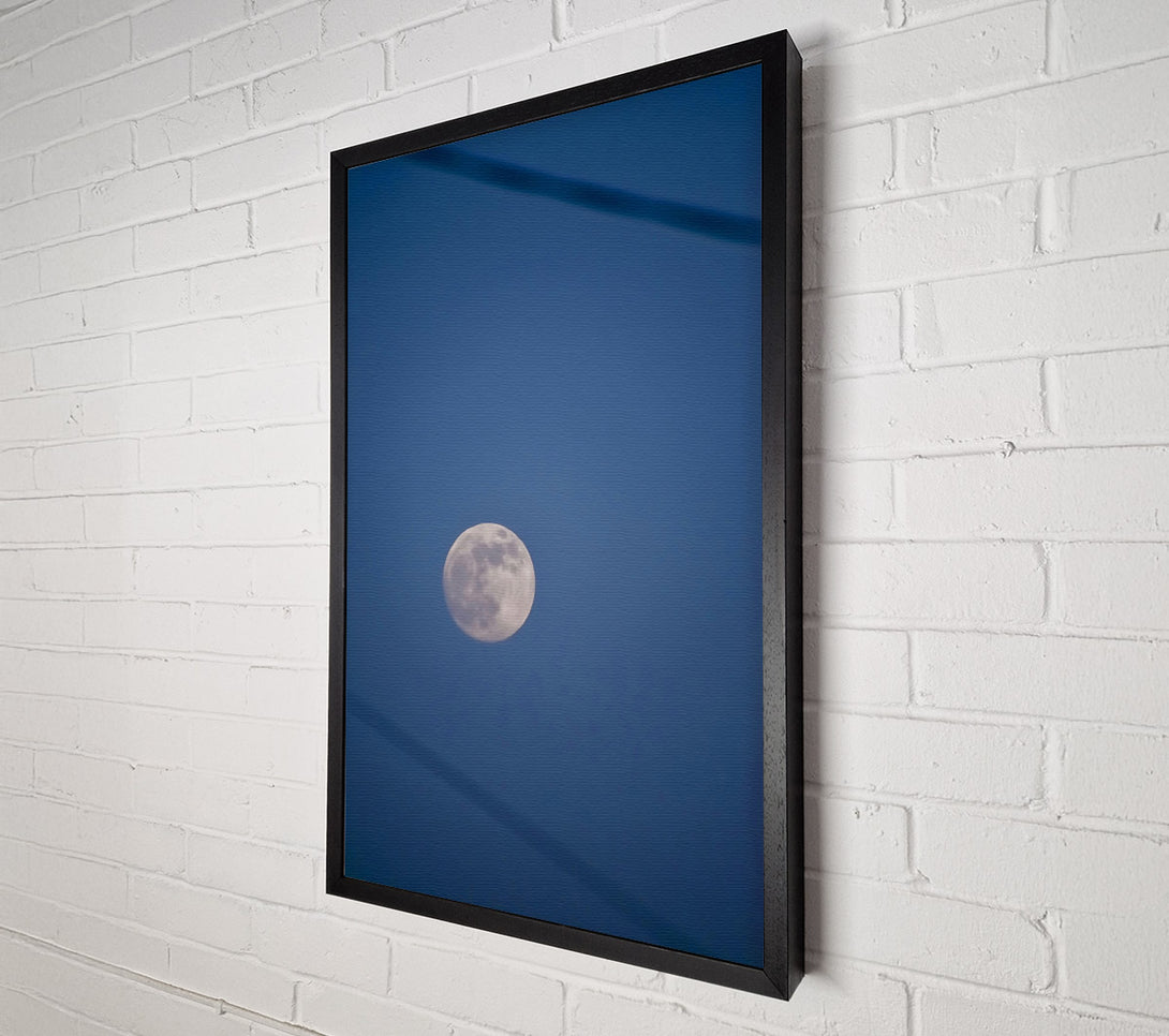  A Canvas Print of Blue Sky Full Moon Canvas Art