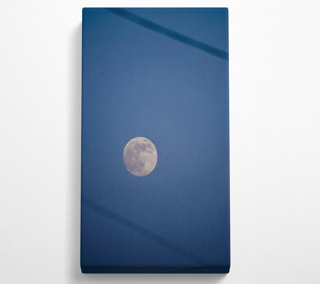  A Canvas Print of Blue Sky Full Moon Canvas Art