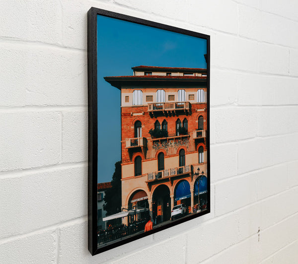 Orange Italian Facade