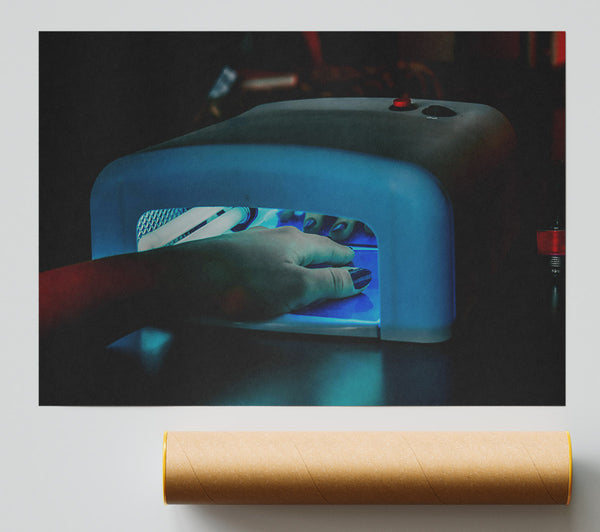 Blue Light Cure Print