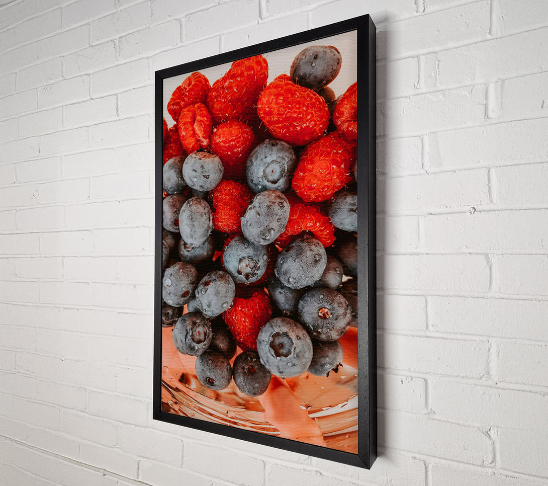  A Canvas Print of Red And Blue Blend Canvas Wall Art