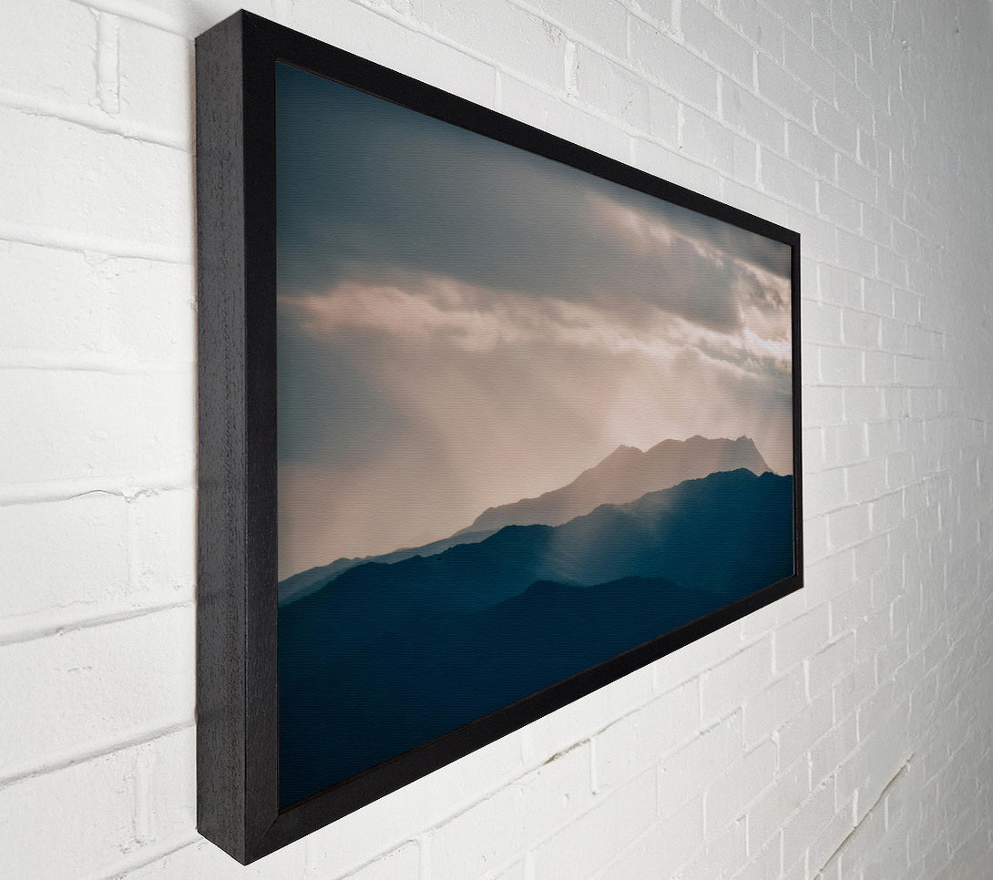  A Canvas Print of Blue Mountains' Light Canvas Wall Art