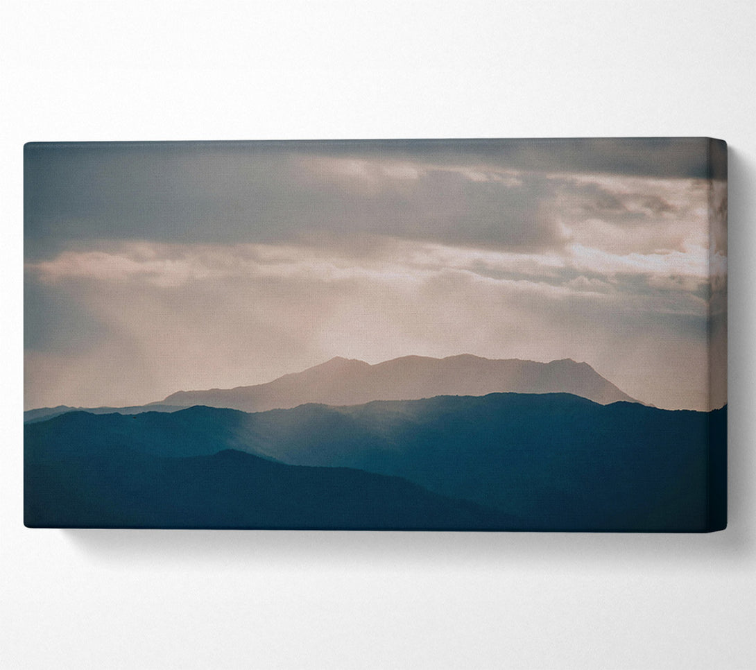  A Canvas Print of Blue Mountains' Light Canvas Wall Art